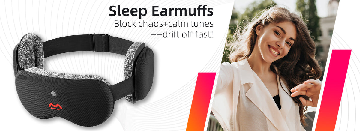 🌙 White Noise Sleep Mask:The New Secret to Better Sleep - Fismool