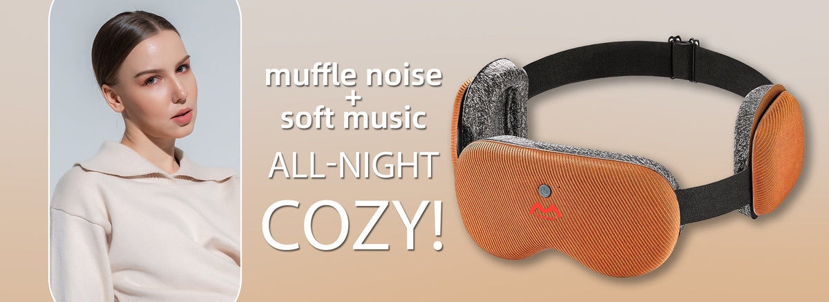 The Invisible Resting Room for Commuters — The Power of a White Noise Sleep Mask - Fismool