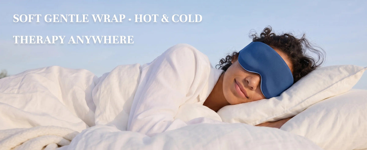 The Dual-Temperature Headache & Sleep Shield: Why Removable Mineral Salt & Cooling Gel Wraps Beat Single-Use Eye Masks