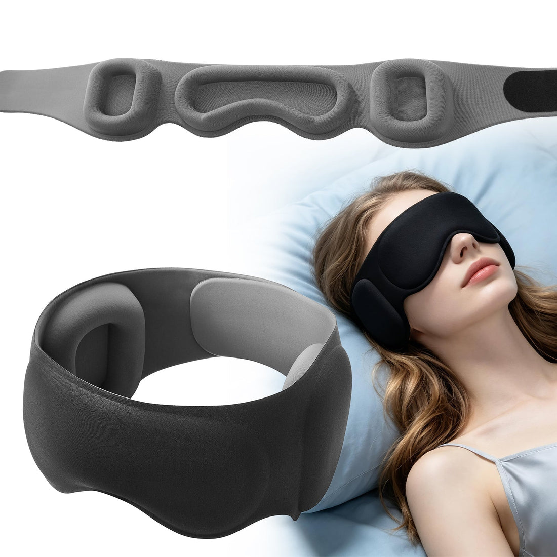 Fismool：The Ultimate 3D Sleep Mask Guide for Side Sleepers: How to Block Light, Noise, and Dry Eyes Simultaneously - Fismool