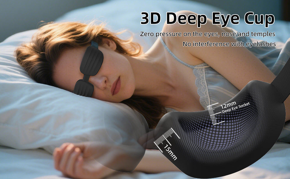 Can’t Sleep? Why a 3D Bluetooth Sleep Mask is the Ultimate Game-Changer for Side Sleepers - Fismool