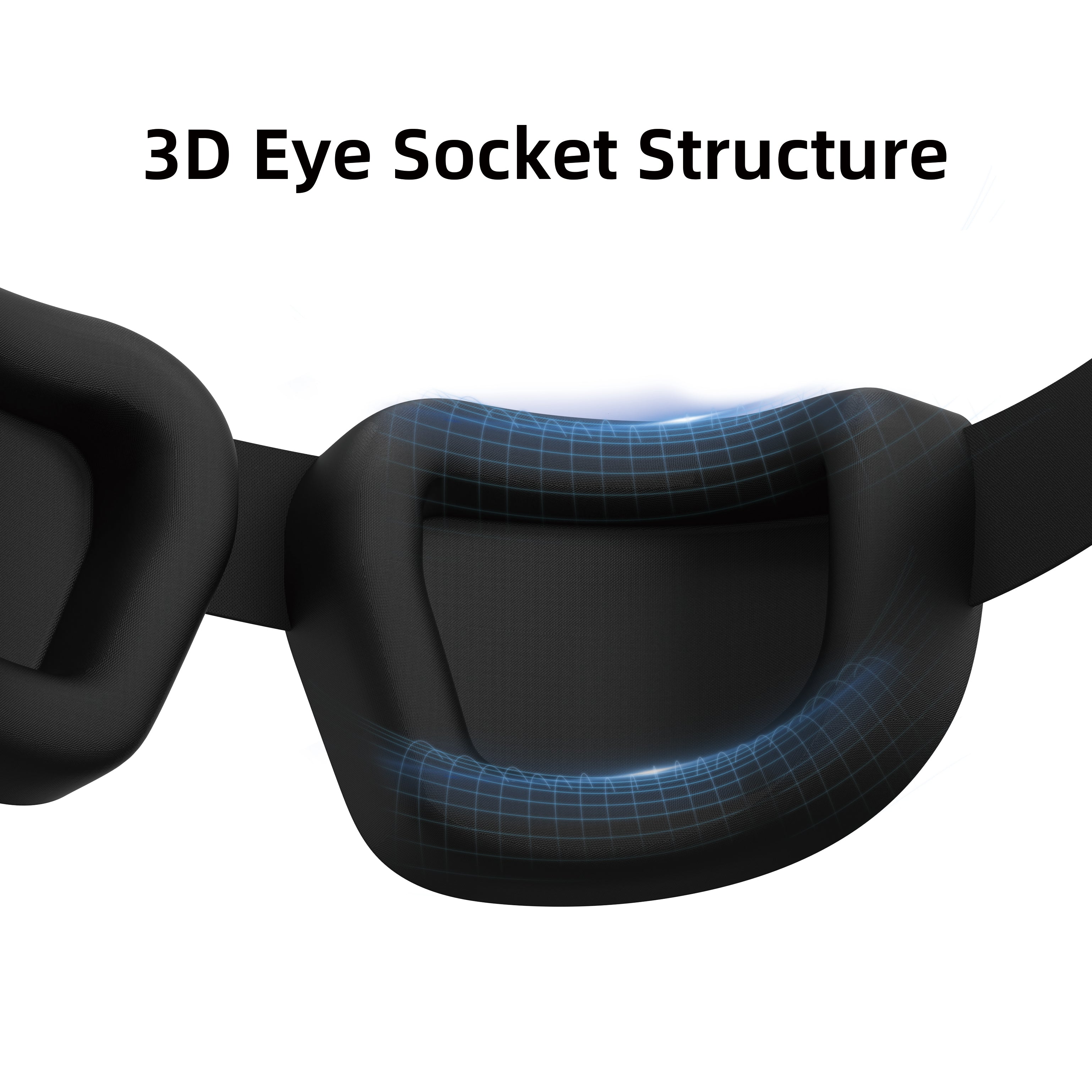 Fismool Pocket Sleep Mask 2.0 black