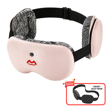 Fismool Sleep Mask Set – Bonus Pocket Mask Included