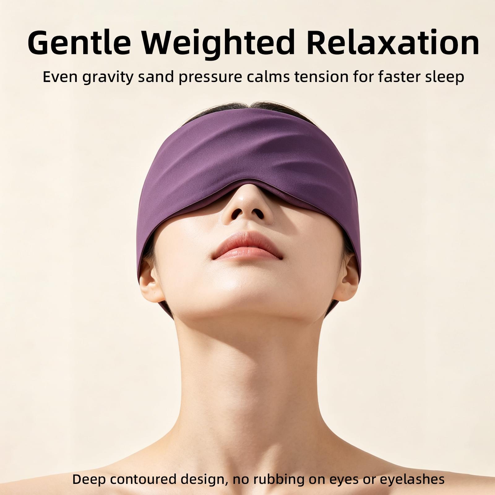 Fismool 3D Lavender Aromatherapy Blackout Sleep Mask