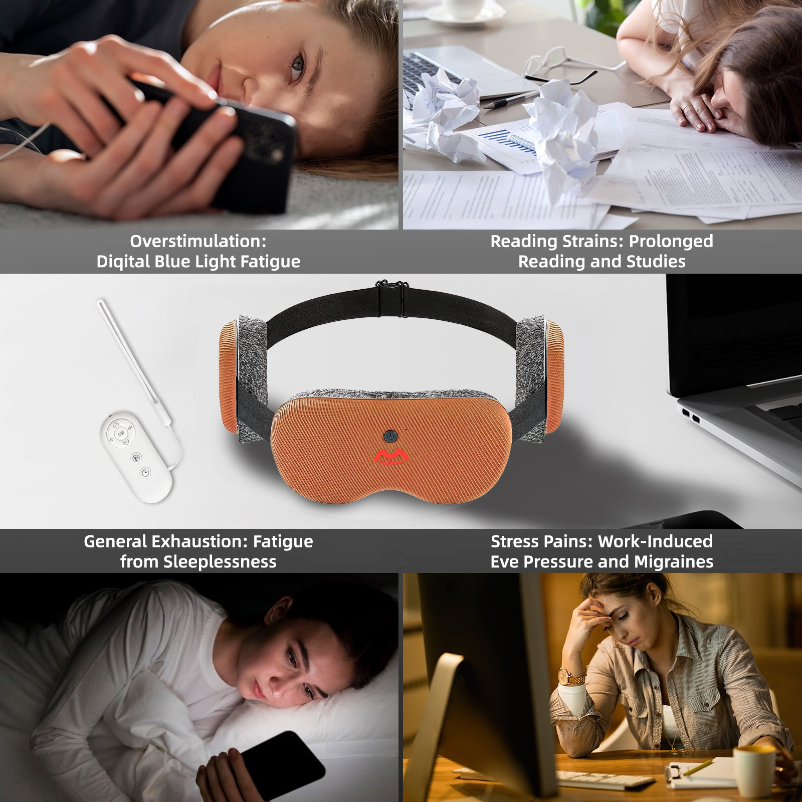 Fismool 3D Bluetooth Sleep Mask