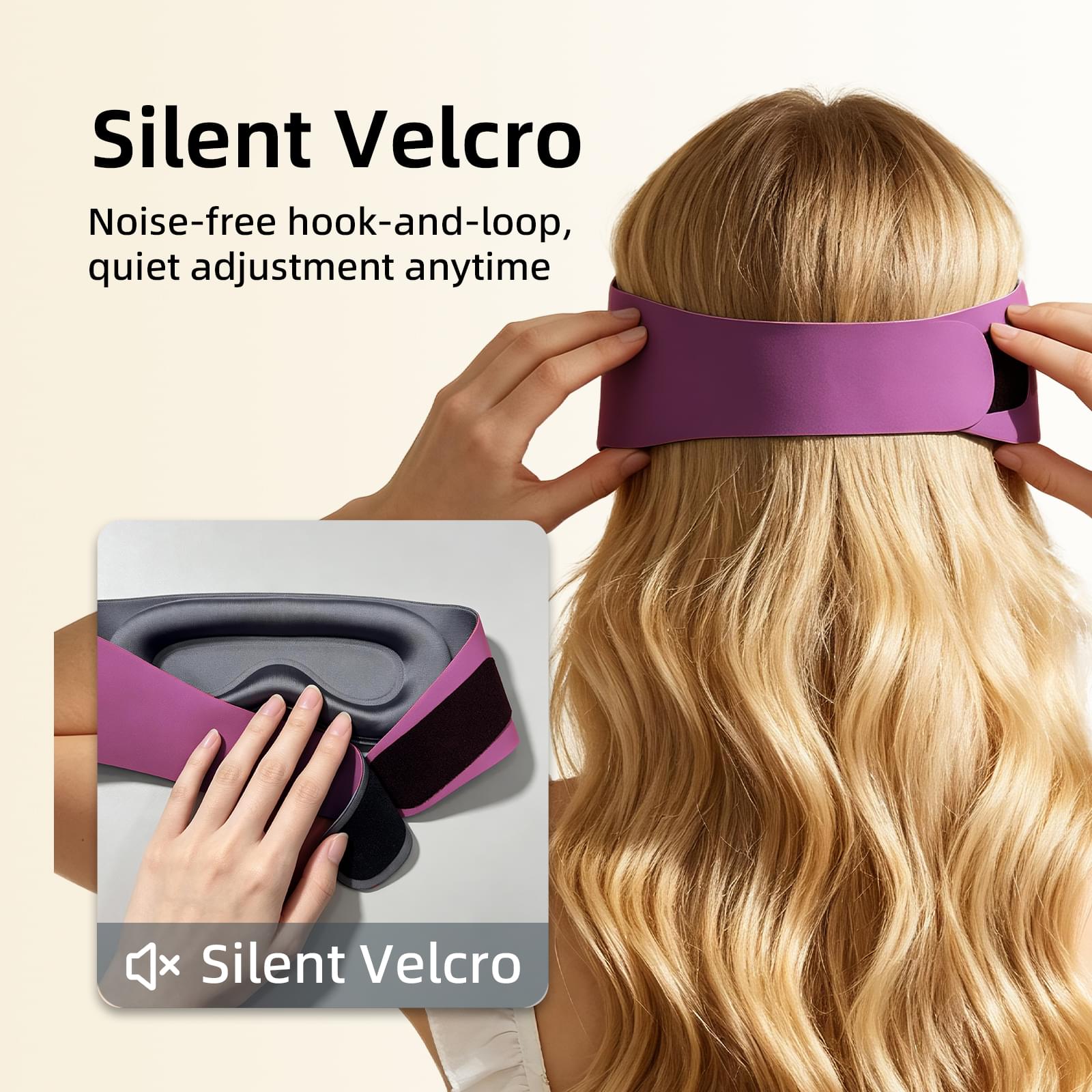 Fismool 3D Lavender Aromatherapy Blackout Sleep Mask