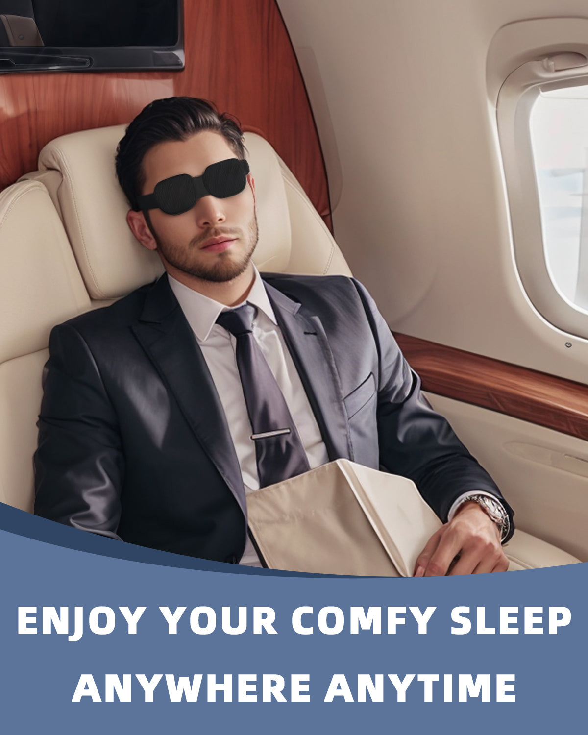 Fismool 3D Contoured Sleep Mask