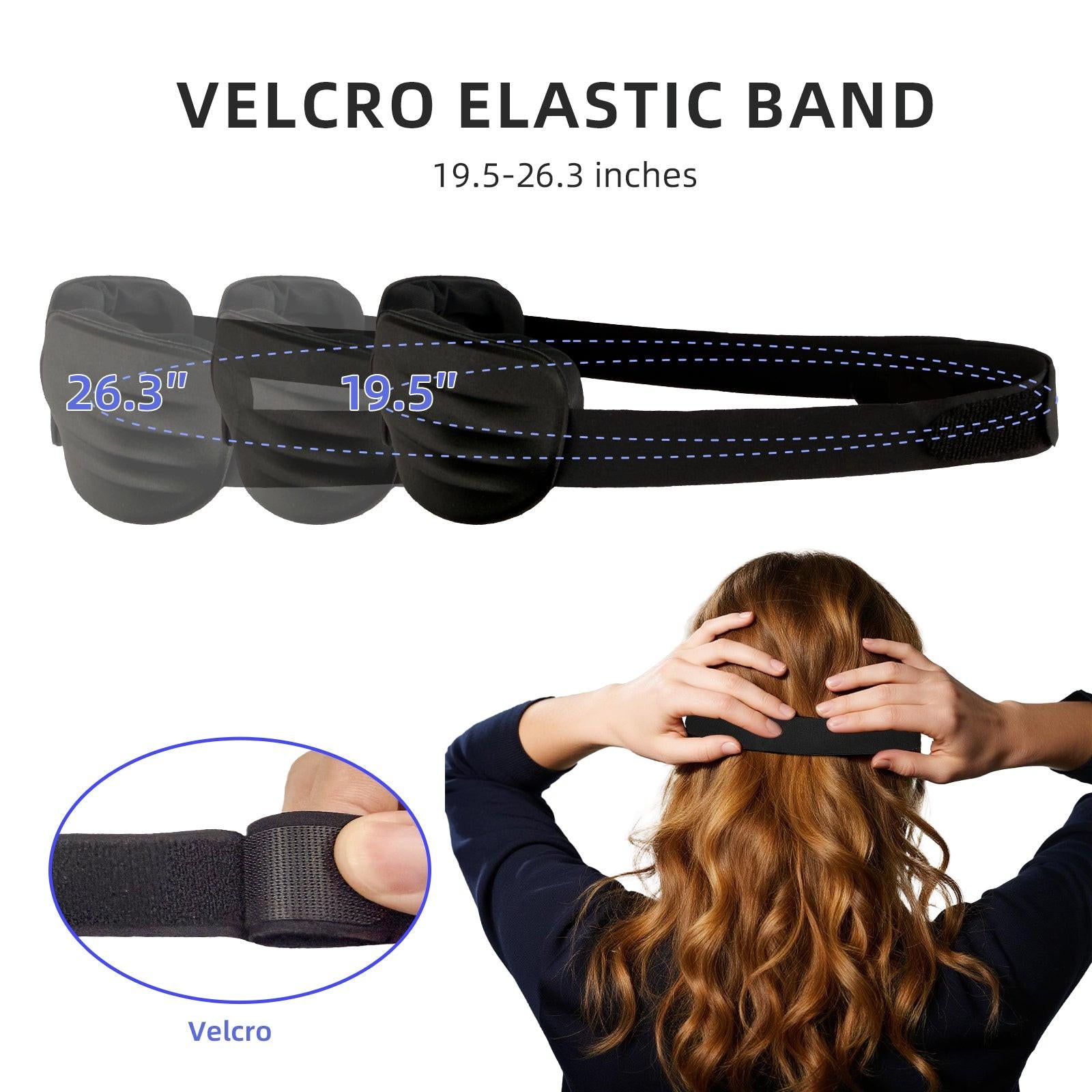 Fismool 3D Contoured Sleep Mask, 100% Blackout Eye Mask for Side Sleepers.
