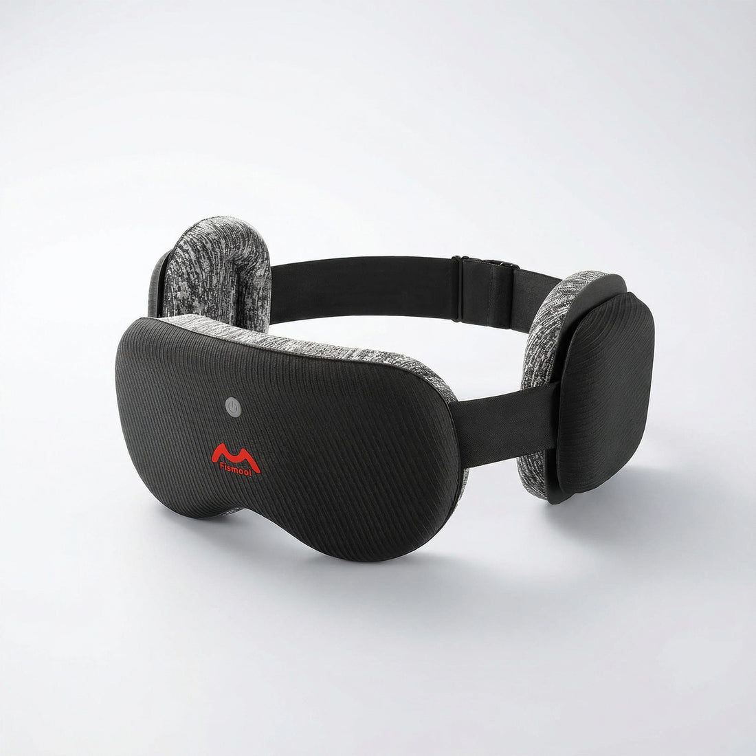 Fismool FS201 Bluetooth sleep mask front view with 3D zero-pressure eye design