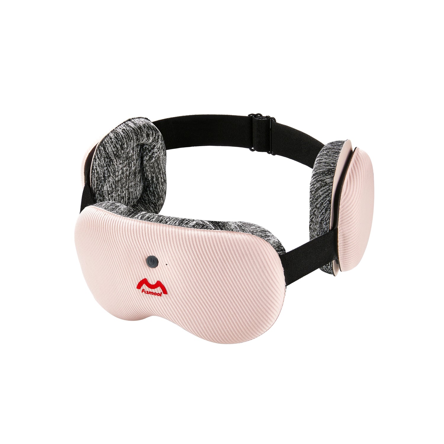 Fismool Pocket Sleep Mask Pink – 100% Blackout Eye Mask with Adjustable Strap for Sleeping & Travel