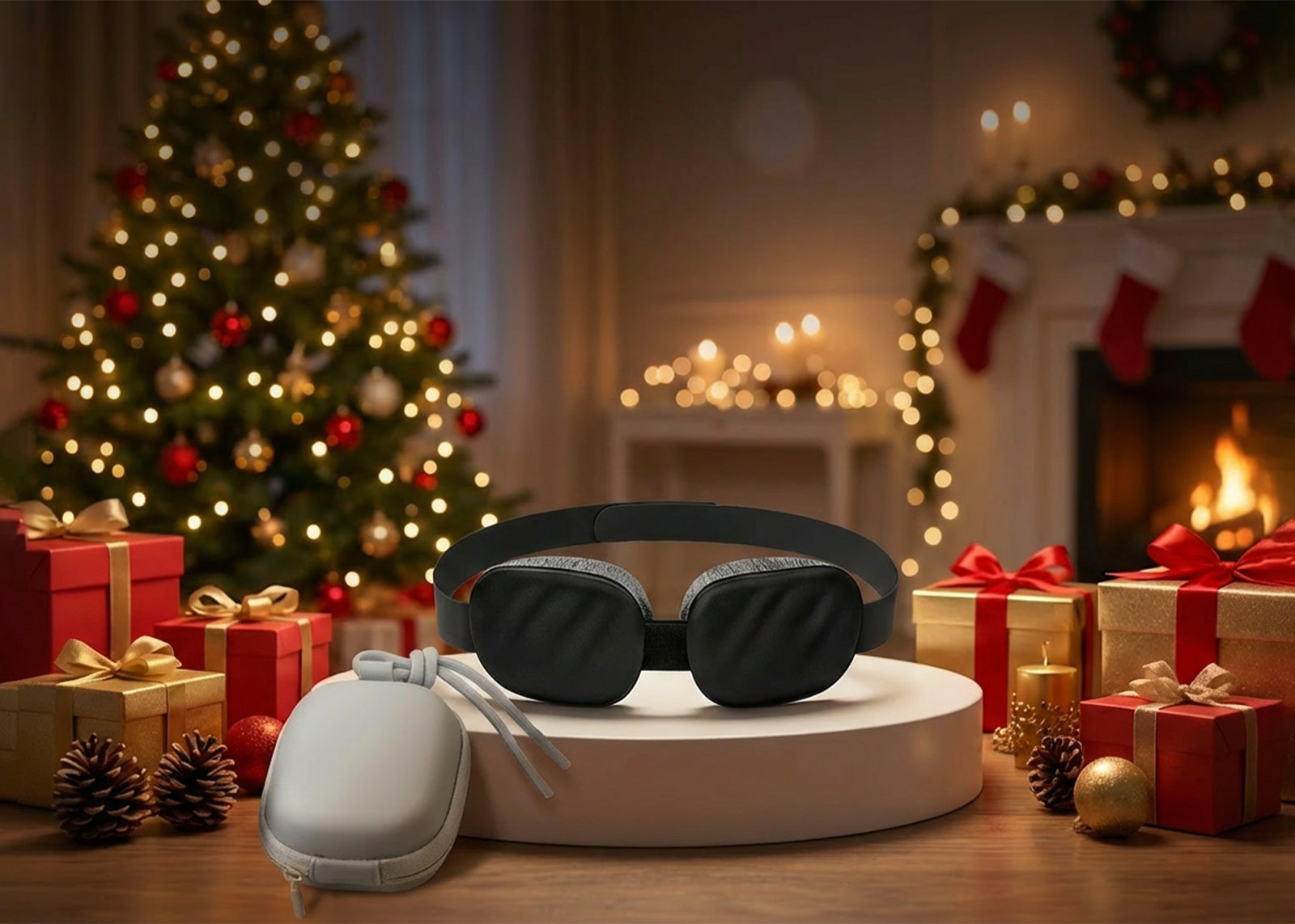 Fismool Sleep Mask 2.0-Black – The Ideal Holiday Gift for Loved Ones, Hydrating and Soothing Sleep Mask for Better Sleep