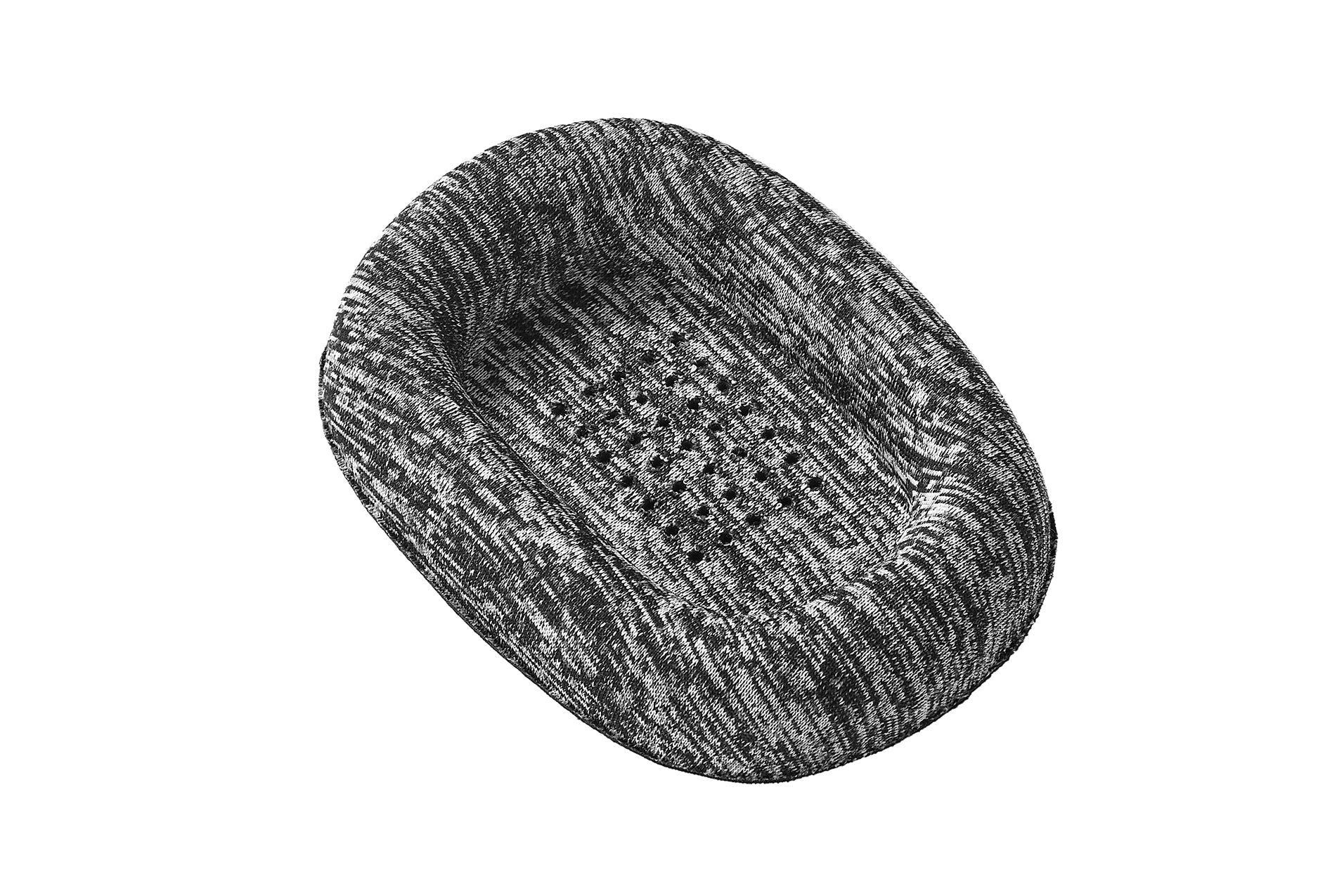 Breathable noise-isolating ear cups of the Fismool sleep mask, designed for airflow and comfort.