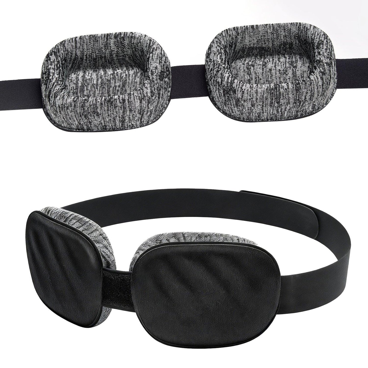 Fismool 3D Contoured Sleep Mask, 100% Blackout Eye Mask for Side Sleepers.