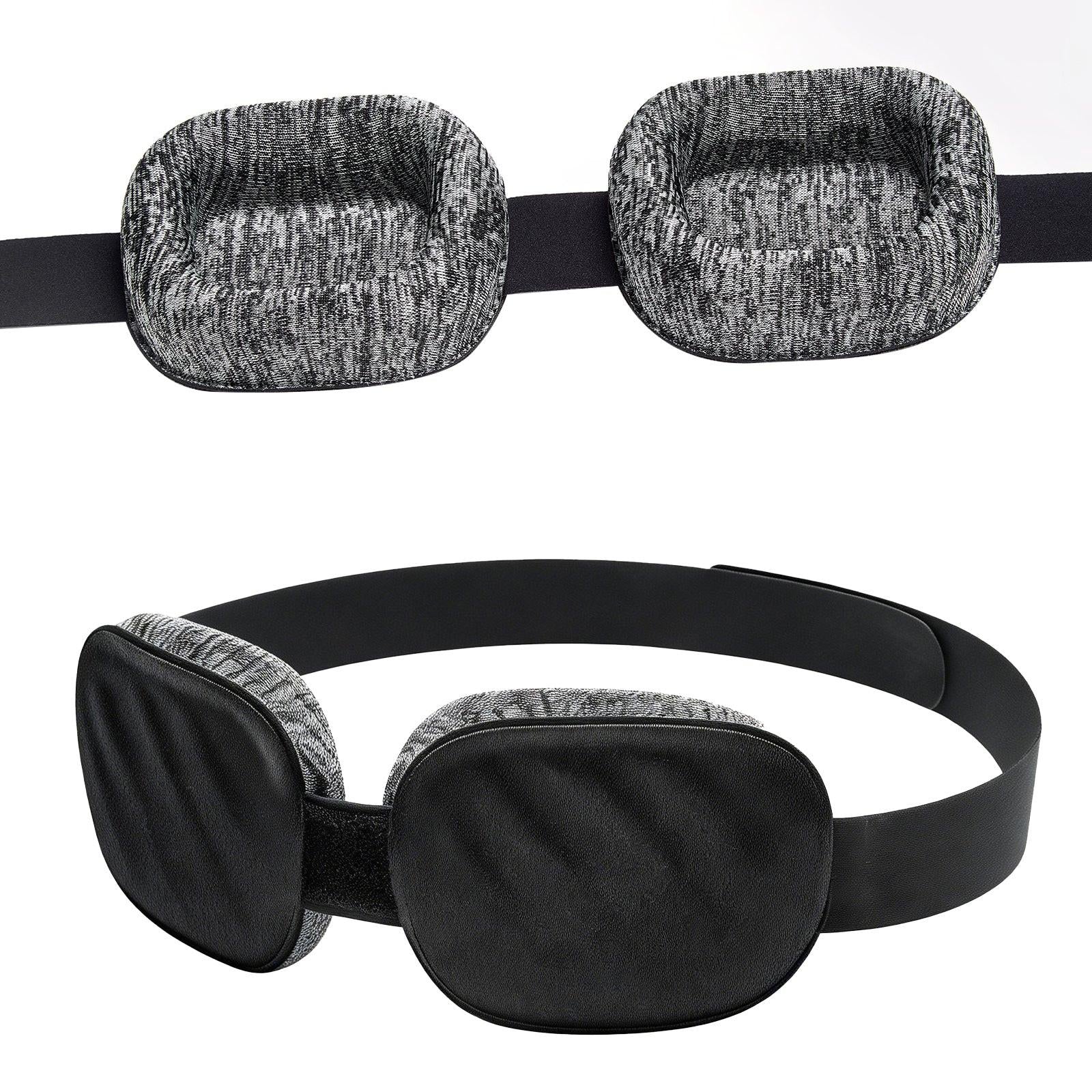 Fismool 3D Contoured Sleep Mask, 100% Blackout Eye Mask for Side Sleepers.