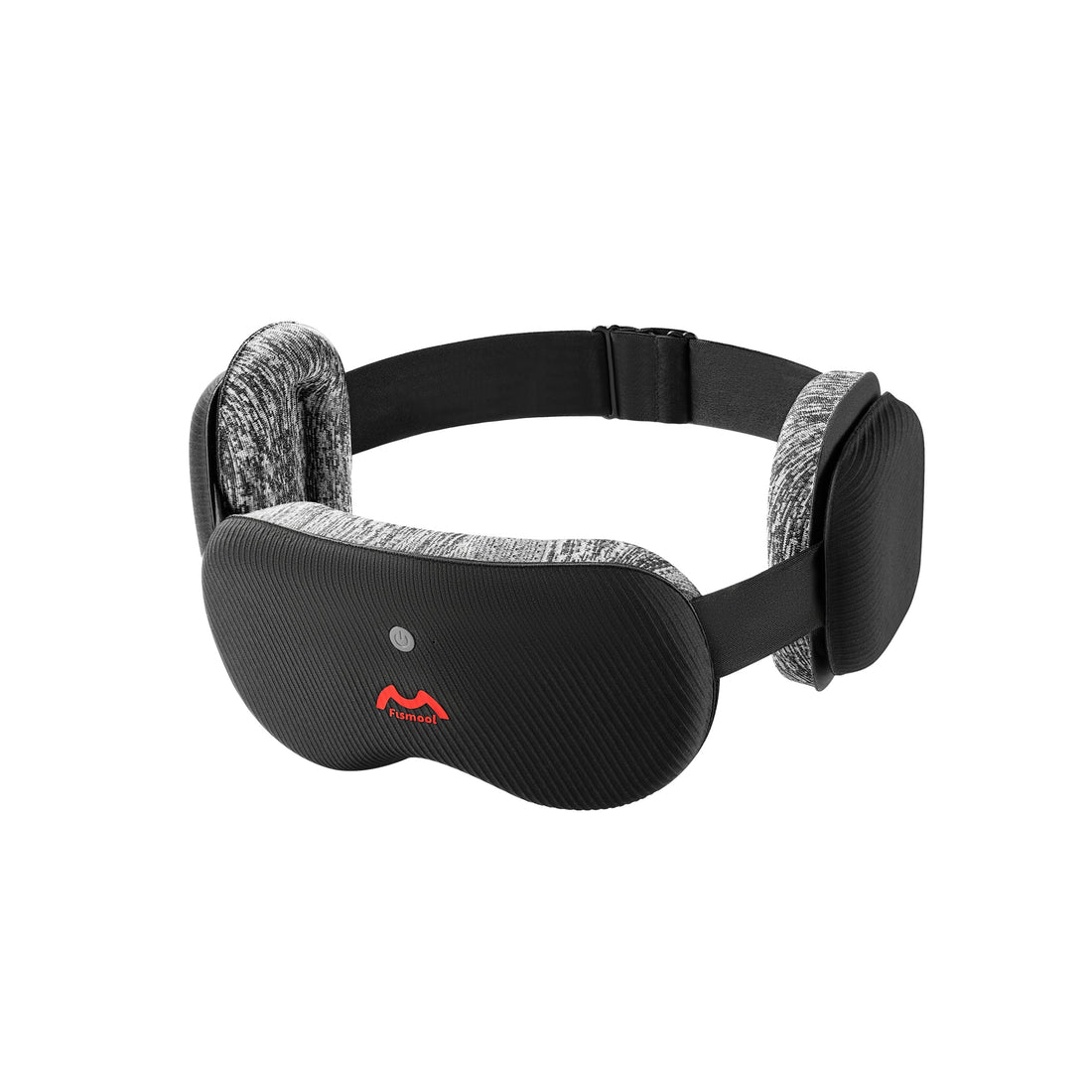 Fismool Sound Sleep Mask Black with built-in Bluetooth headphones for light blocking and comfortable sleep